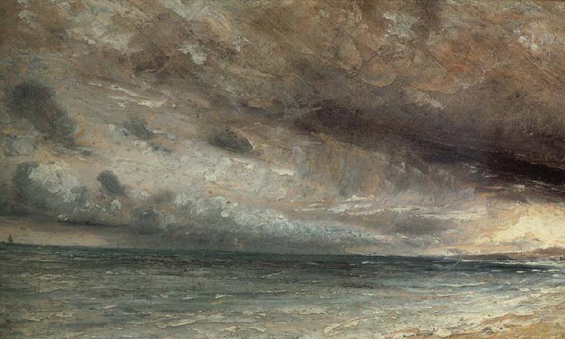 John Constable Stormy Sea,Brighton 20 july 1828 China oil painting art